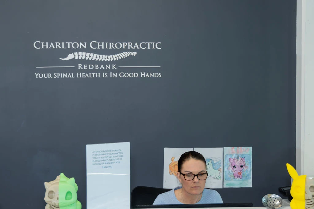 Reception area at Charlton Chiropractic Redbank